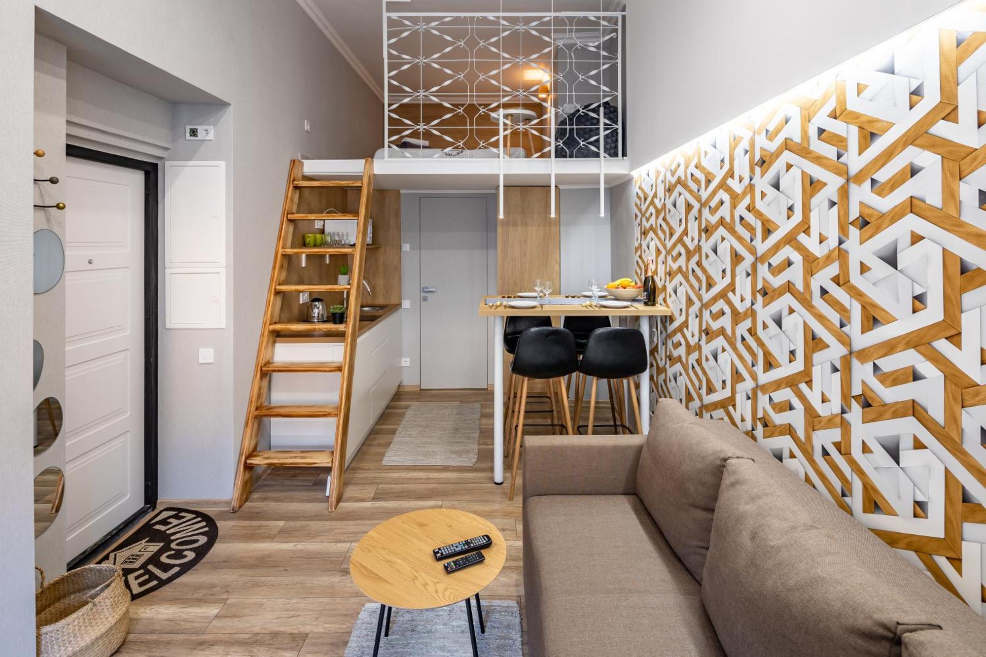 Bv Apartments Black And White Lviv Ngoại thất bức ảnh
